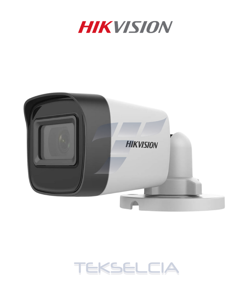 [DS-2CE16D0T-ITFS] Camara Tubo Hikvision DS-2CE16D0T-ITFS 2MP Metalica+Audio 30M