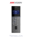 Cámara de Video Portero Hikvision DS-KD9203-FE6 2MP Metálico + Botonera Y Huella