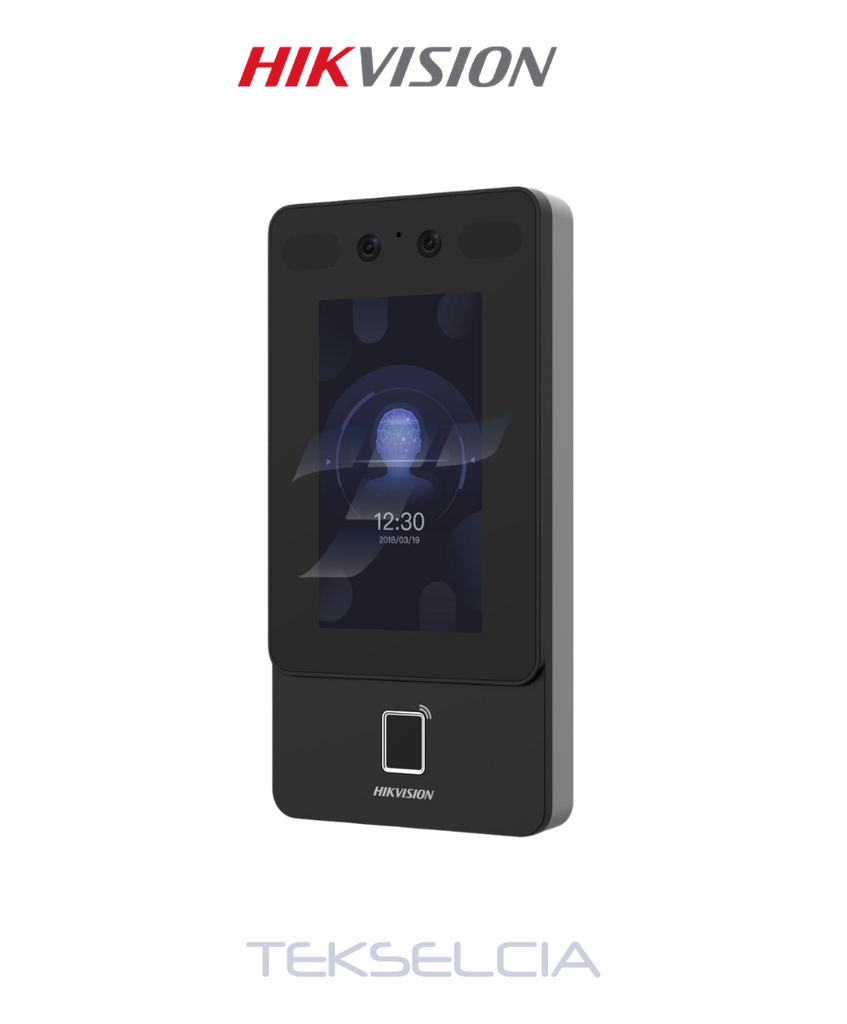 [DS-K1T342MFWX-E1] Biométrico Hikvision DS-K1T342MFWX-E1 Facial + Huella y Portero