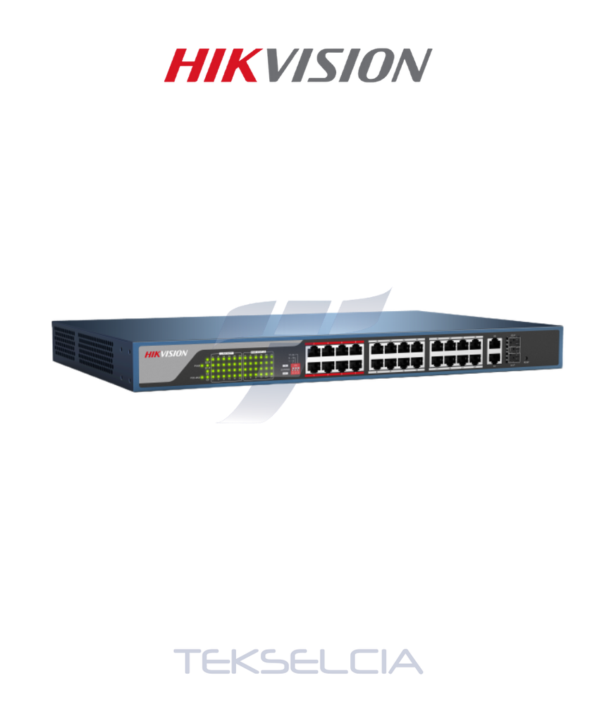 Switch Poe Hikvision DS-3E1326P-EI 24 CH