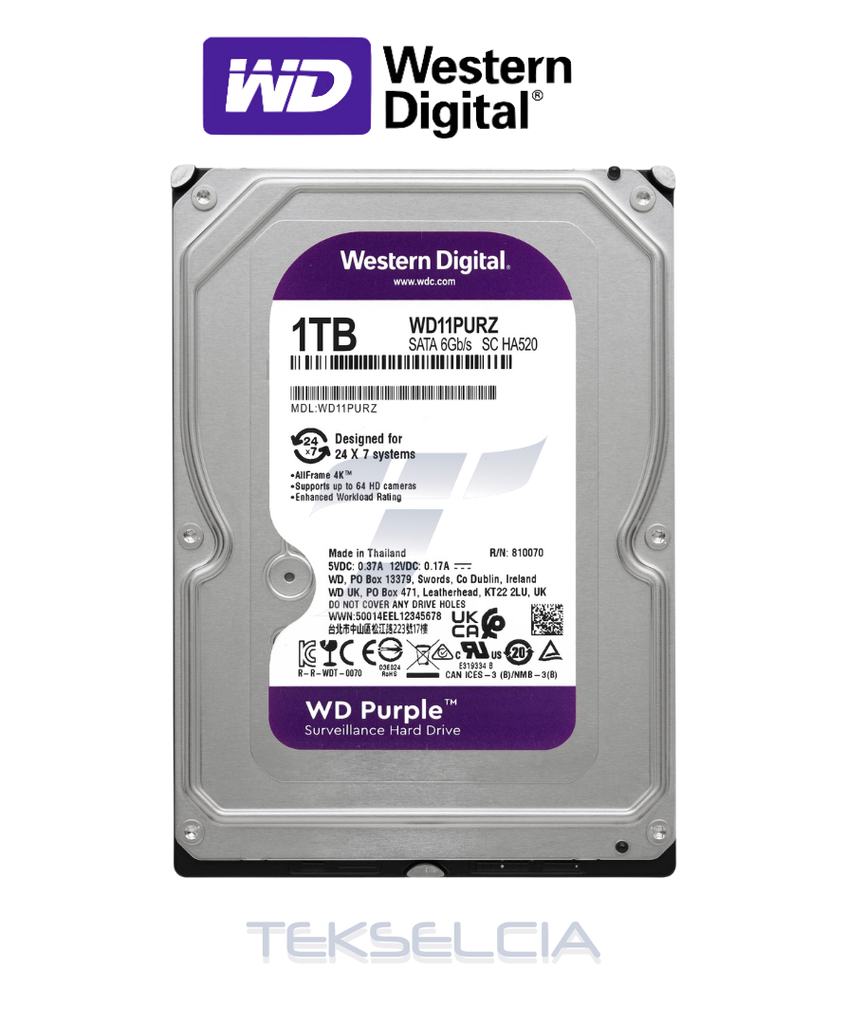 Disco Duro 1TB Especial CCTV
