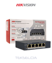 Switch Poe Hikvision DS-3E1505P-EI/M 4 CH