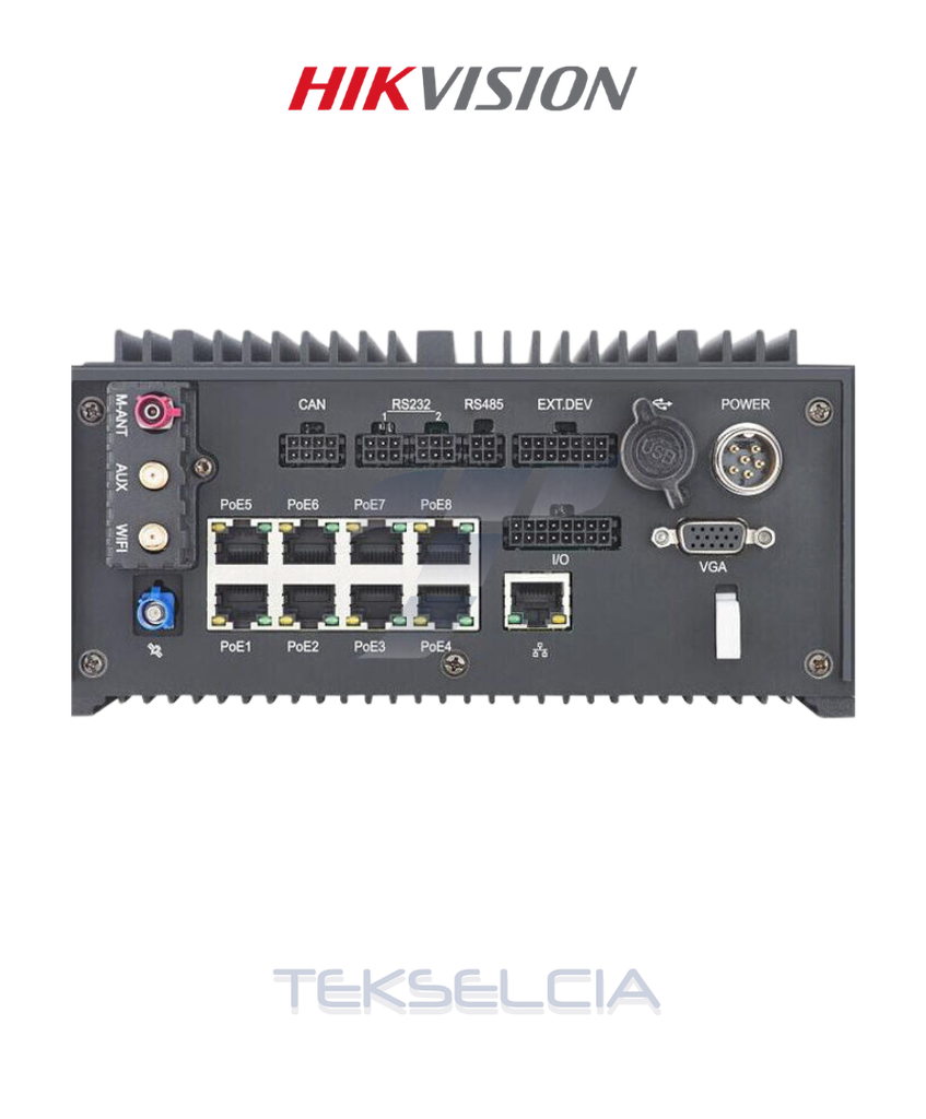 Grabador NVR 8Ch 2MP H.265 2xHDD/SSD Mobile