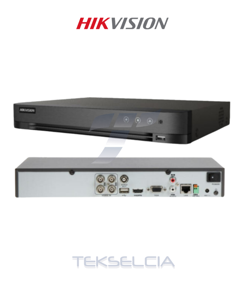 [DS-7204HQHI-M1/S] Grabador Hikvision DS-7204HQHI-M1/S Dvr 4Ch 2MP Acusense 