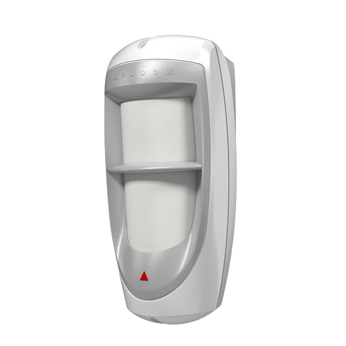 Detector de movimiento (PIR) exterior, tecnología digital con optica doble
