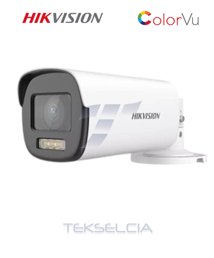 [DS-2CE12KF0T-LFS] Camara Tubo 3K con Audio Dual Light 40M