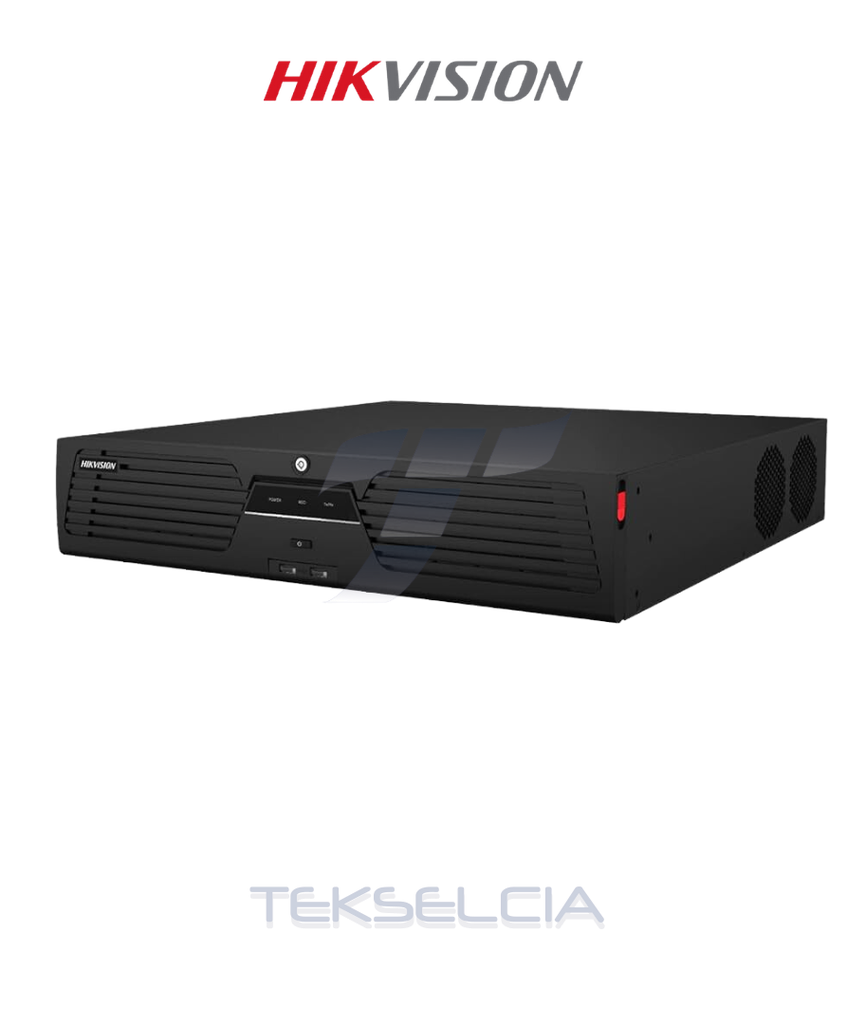 Grabador Hikvision DS-9664NI-M8 NVR 64Ch 8Hdd 400/400Mbps 4K