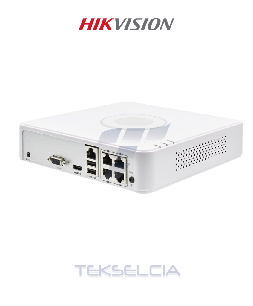 Grabador Hikvision DS-7104NI-Q1 Nvr 4Ch 40/60Mbps
