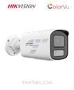 Camara Colorvu DS-2CD1047G2H-LIU Tubo IP 4MP Microfono+ Dual 30M
