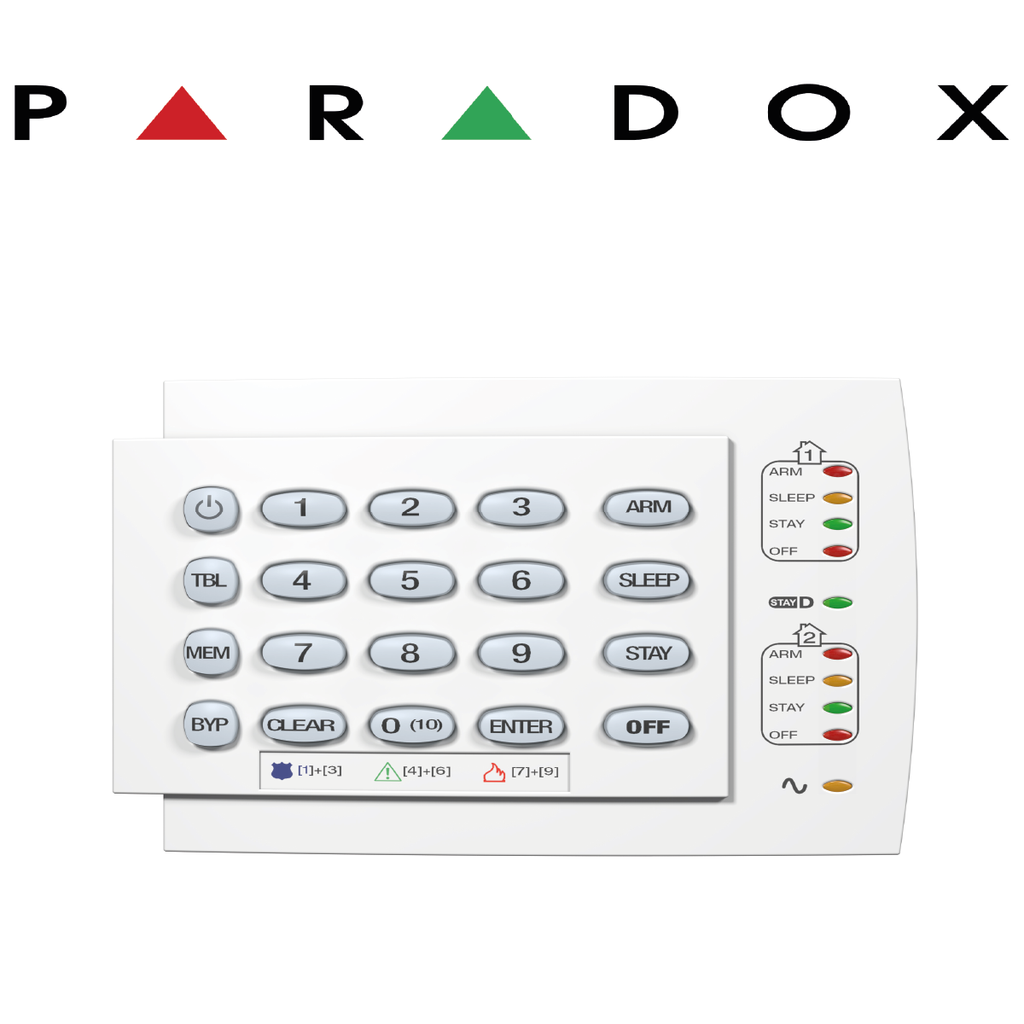Teclado Led Cableado De 10 Zonas Horizon