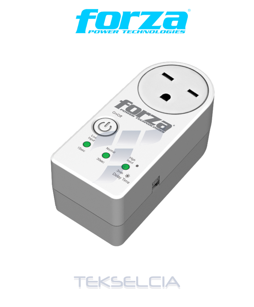 [FVP-3302B] Protector de voltaje Forza FVP-3302B 1200J/3300W 220V