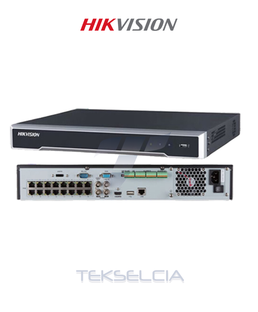 [DS-7616NI-I2] Grabador NVR 16Ch 4k