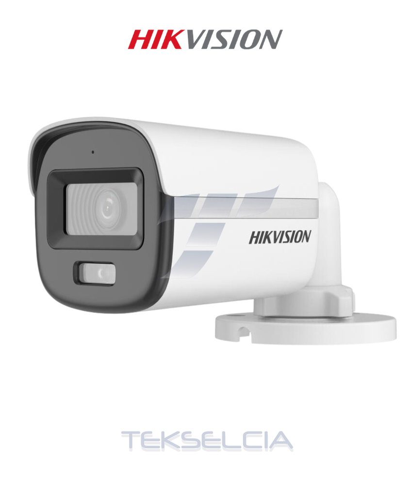 [DS-2CE10DF0T-LPFS] Camara Tubo 2MP Sellado Plastica Colorvu + Audio 20M                  