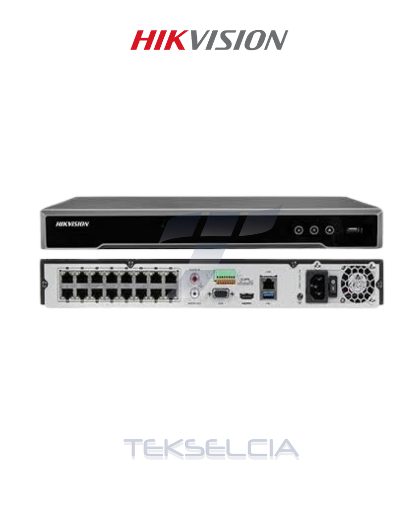 [DS-7732NI-K4/16P] Grabador NVR 32Ch/16PoE 4k