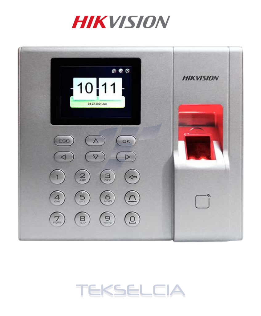 [DS-K1T8003EF] Biometrico Hikvision DS-K1T8003EF Control de Acceso+ Huella