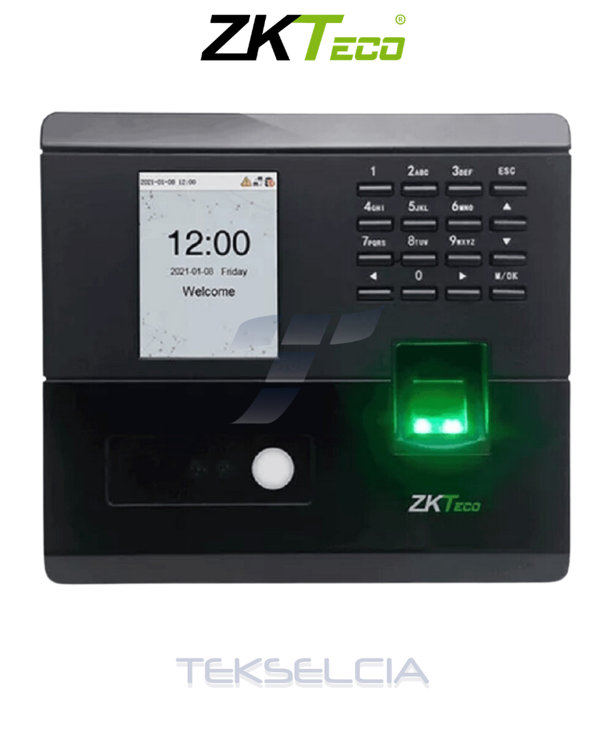[ZK-MB20-VL-WIFI] Biometrico Zkteco MB20-VLT Control de Acceso Facial + Huella
