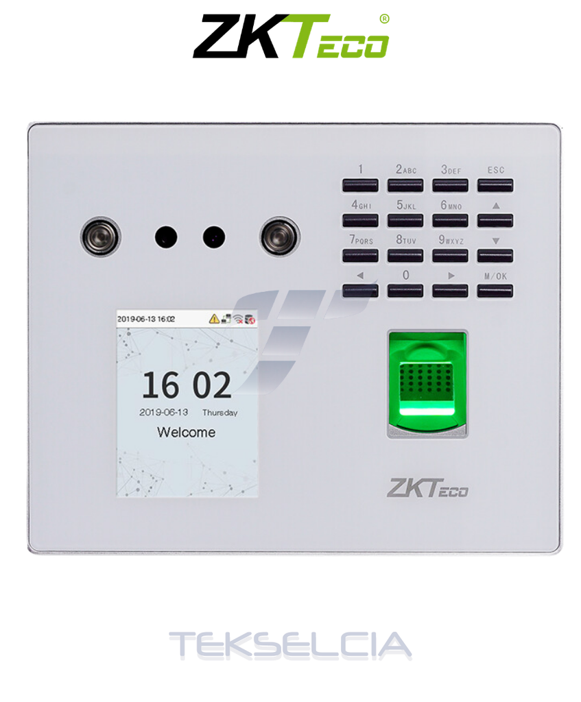Biométrico Facial, Huella, Pin y Acceso