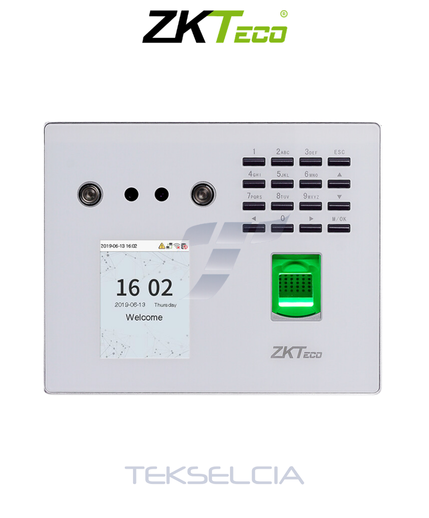 Biometrico Zkteco MB560-VL Control de Acceso Facial + Huella