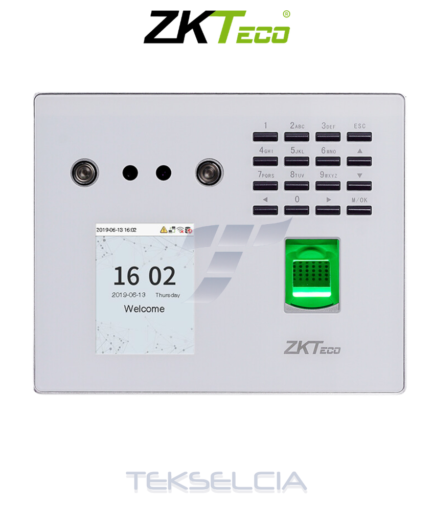 Biometrico Zkteco ZK-MB560-VL/ID Control de Acceso Facial + Huella