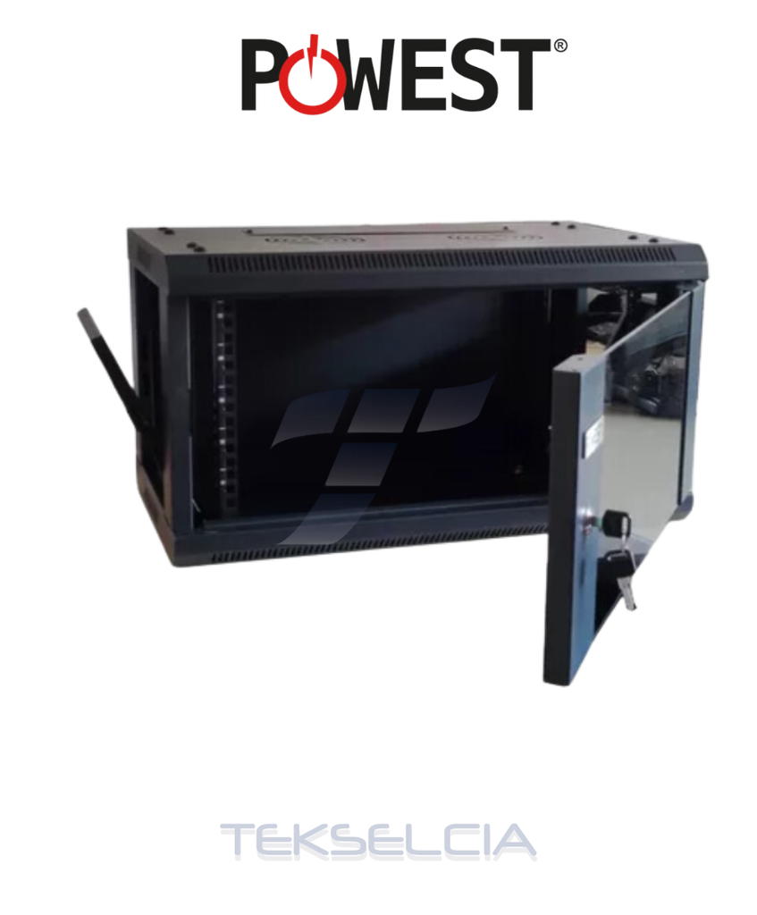 Gabinete Pared 6UR Puerta de Vidrio