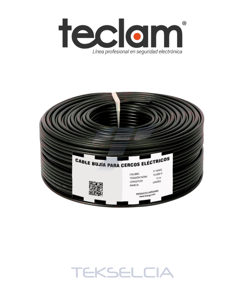 Bobina Cable Bujia Para Cerco 100 METROS 