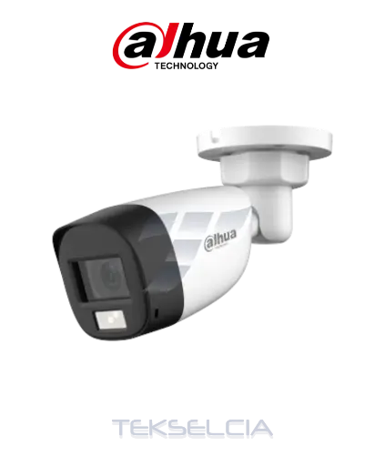 [DH-HAC-HFW1200CLN-IL-A] Camara Tubo 2MP Dual Light Lite Audio IR 20M