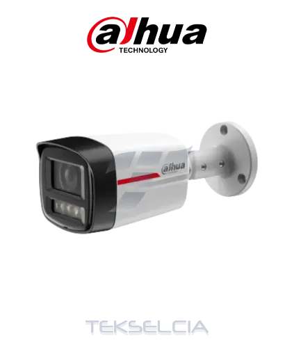 [DH-IPC-HFW2449TL-S-PV] Camara IP Tubo 4MP Dual Light POE+Audio 30M