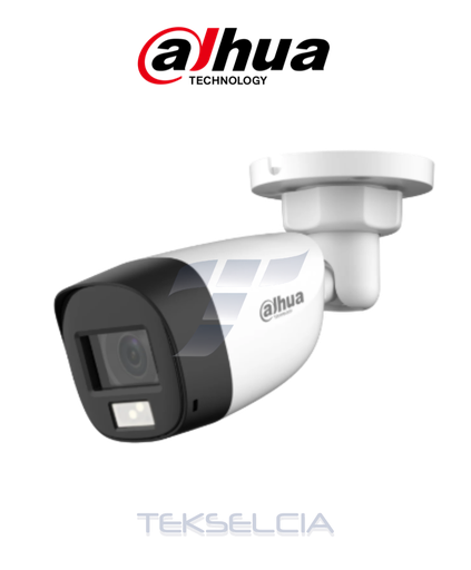 [DH-HAC-HFW1500CLN-IL-A] Camara Tubo 5MP Audio+Dual Light Lite 20M