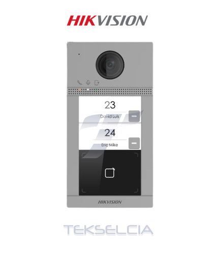 [DS-KV8213-WME1] Frente calle para Video Portero 2 Serv. 2Mp
