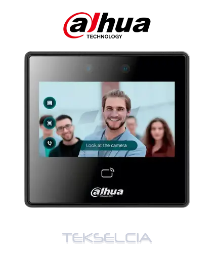 [DHI-ASI3223A] Biometrico Control de Acceso Facial, QR y Video Llamada