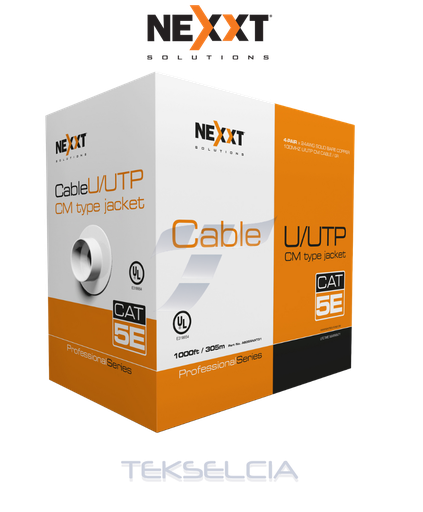 [NEXT-UTPCAT5INT-24AW] Cable UTP Cat 5e 305m Interior