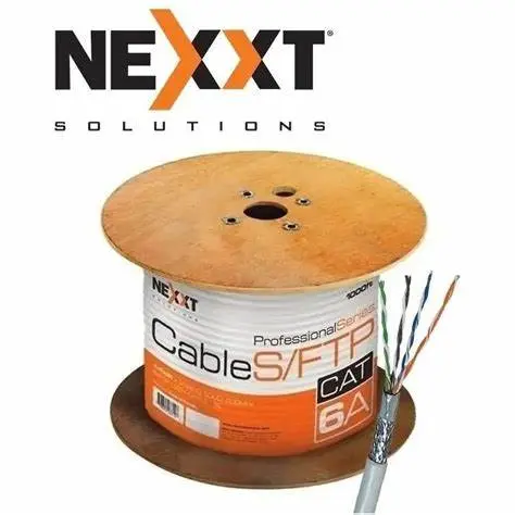 [AB357NXT01] Rollo Cable S/FTP CAT6A GRIS 100% Cobre