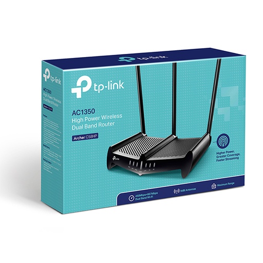 [TP-ARCHER-C58HP] Router inalámbrico banda dual alta potencia de AC1350 