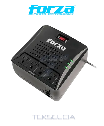 [FVR-3001] Regulador automático de voltaje 3000VA/1500W, 4 slds, RJ45-120V