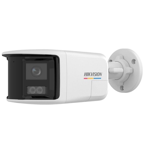 [DS-2CD1T67G2HP-LIUF/SRB] Camara IP Tubo Luz Hibrida Colorvu 3K Panoramica180° Lente Dual