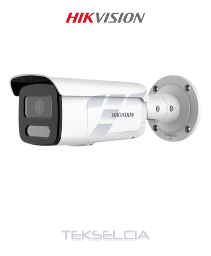 [DS-2CD2T47G2-LSU/SL] Camara IP Tubo 4MP Alarma Activa 60M
