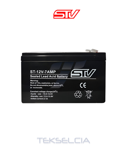 [ST-12V-7AMP] Bateria Recargable STV ST-12V-7AMP 