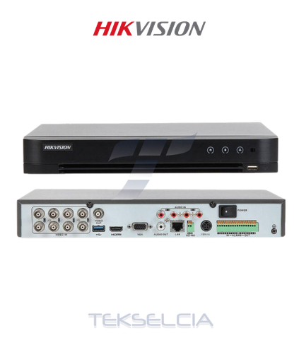 [DS-7208HQHI-M1/S] Grabador DVR 8Ch 1080P Acusense