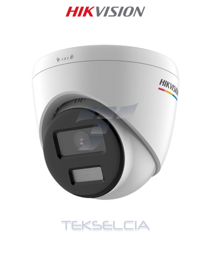 [DS-2CD1347G2-LUF]  Camara IP Domo 4MP Colorvu + Audio 30M