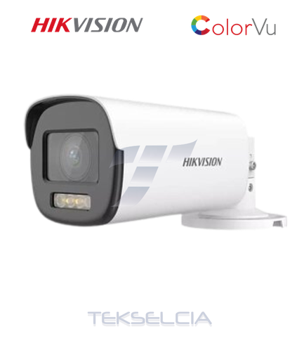 [DS-2CE12KF0T-LFS] Camara Tubo 3K con Audio Dual Light 40M