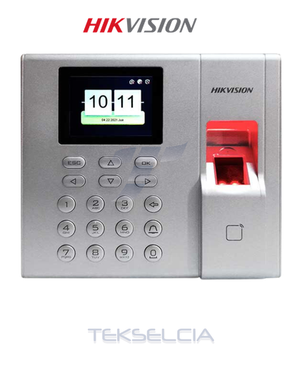 [DS-K1T8003EF] Biométrico Control de Asistencia y Acceso