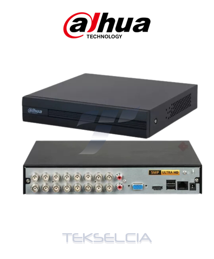[DH-XVR1B16H-I]  Grabador XVR 16Ch Cooper 5MP-N/1080P